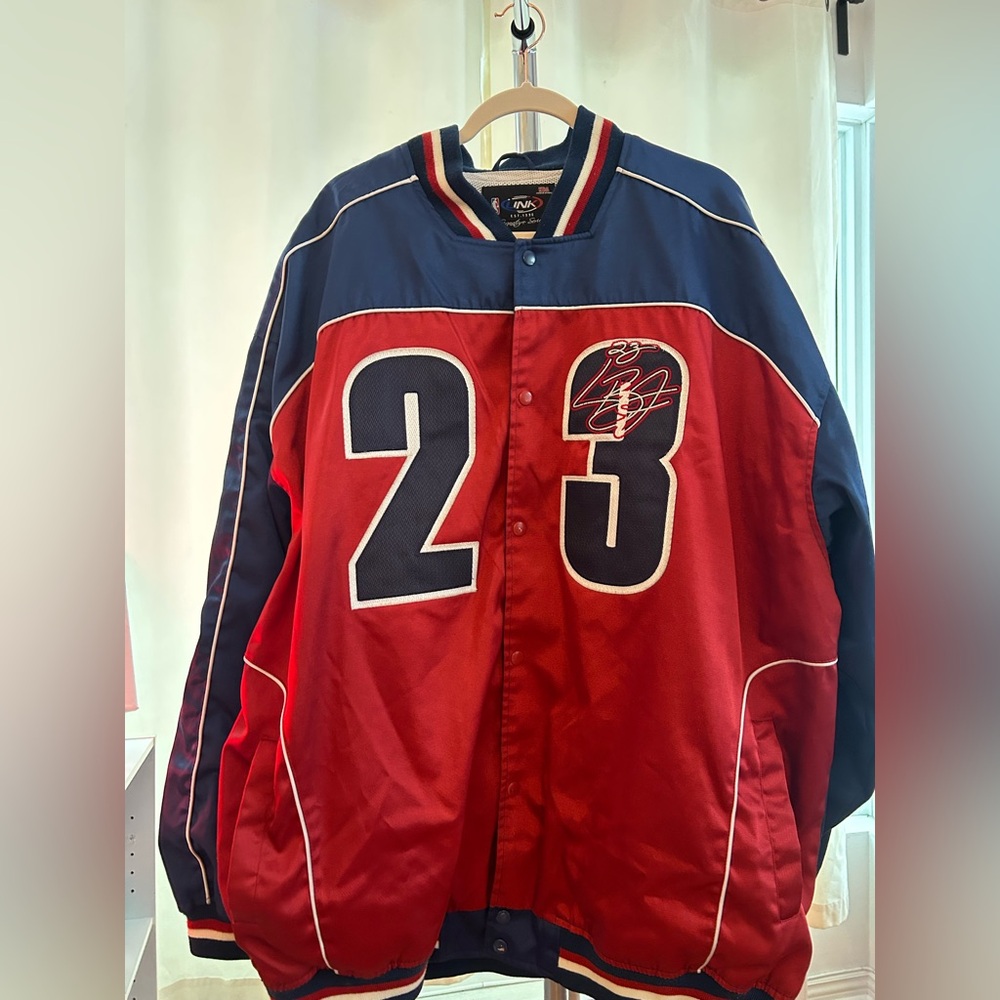 Vintage Cleveland Cavaliers Lebron James #23 NBA bomber  – JNK Signature Series